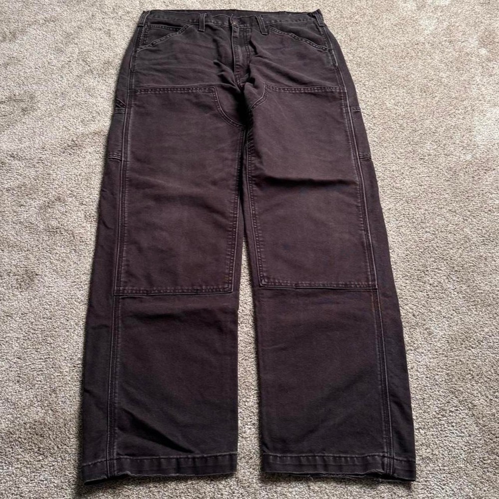 LEVI'S STONEWASH DOUBLE KNEE CARGO PANTS